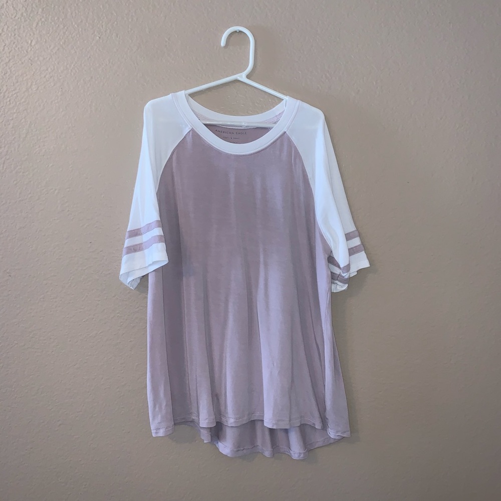 American Eagle Flowy Soft Tee